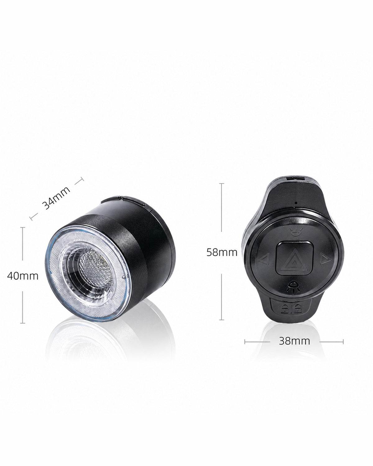 RGB halo bicycle light product dimensions